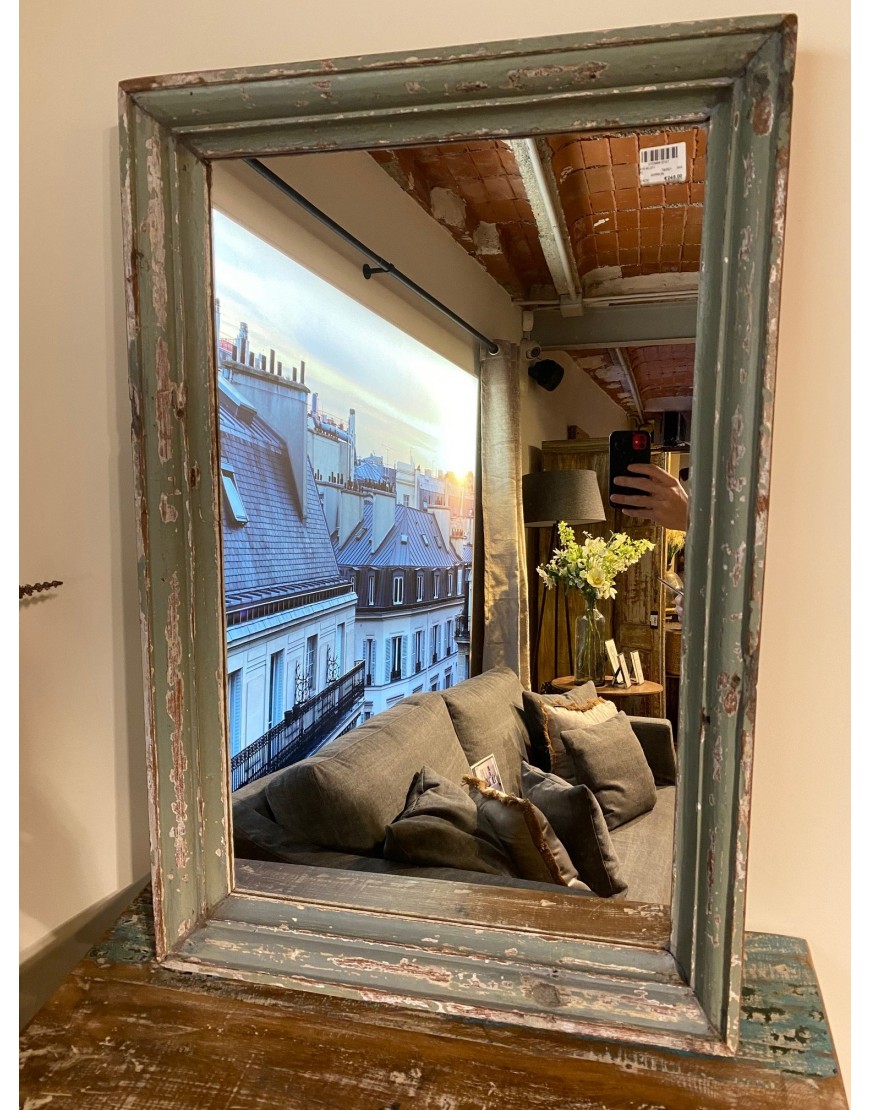 Vintage Mirror Grey/Green
